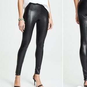 Commando Black Faux Leather leggings